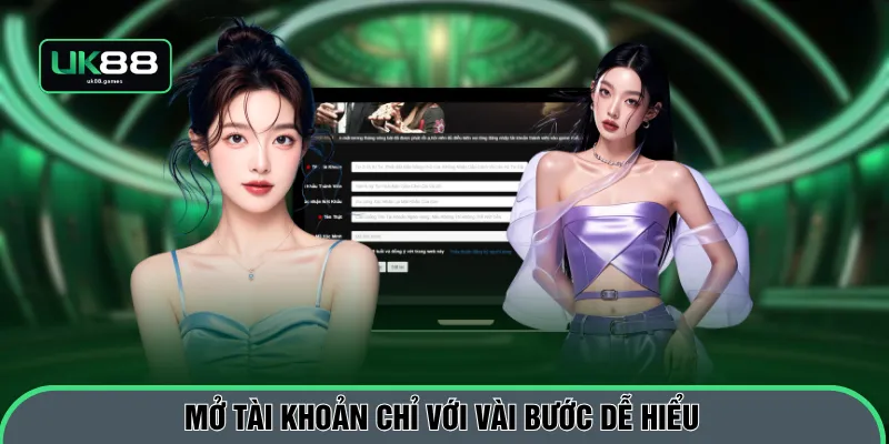 Mở tài khoản chỉ với vài bước dễ hiểu